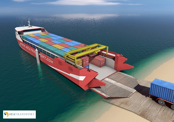 70m SLV on beach ramp