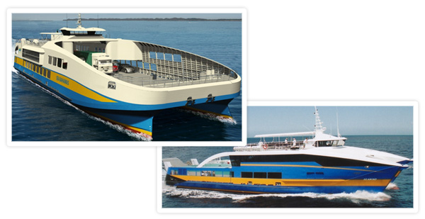 Ferry designs Bahamas